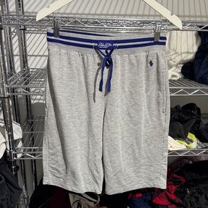Polo by Ralph Lauren Gray Shorts with Blue Trim